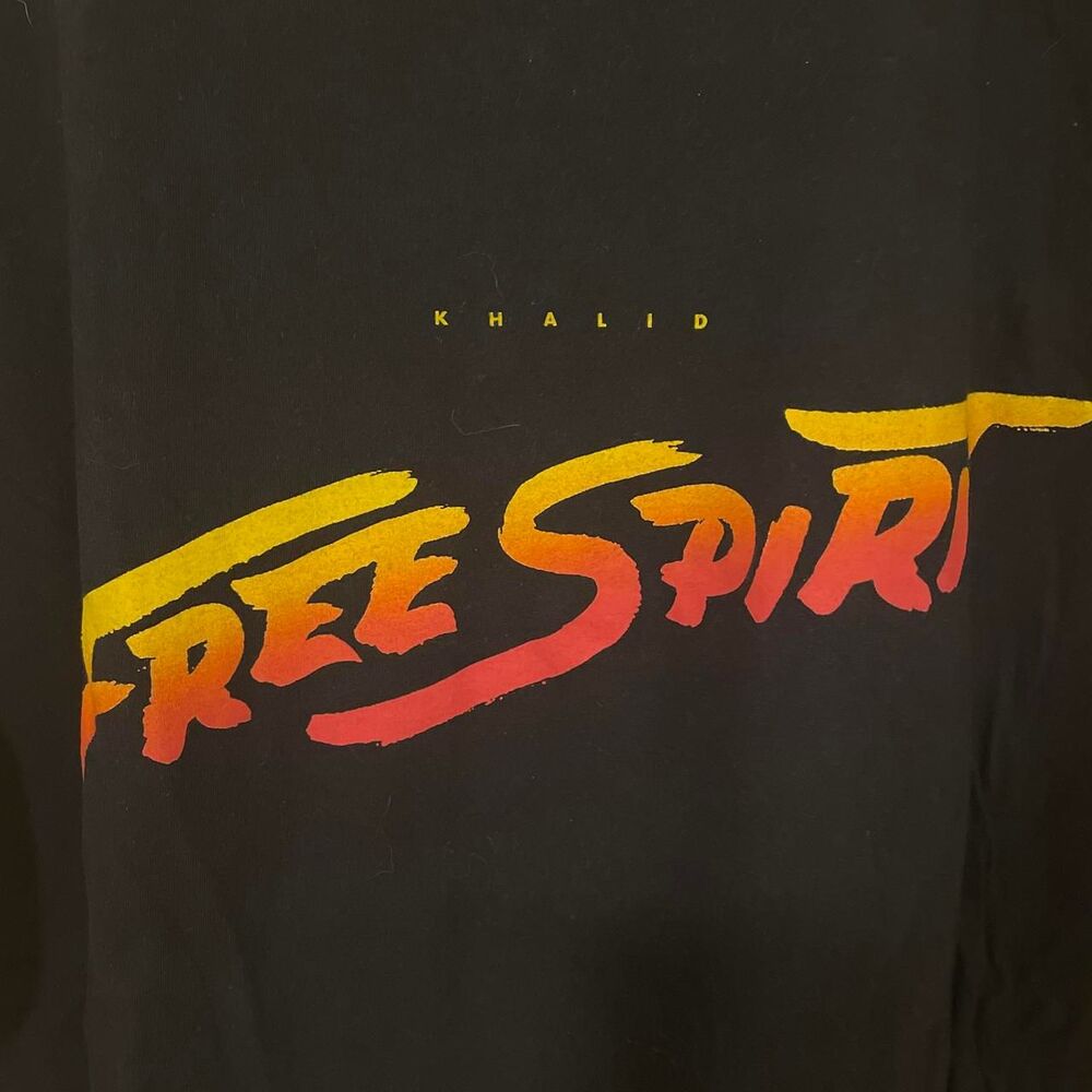 Khalid Free Spirit black t-shirt